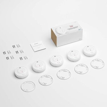 X-Sense Пожежний сповіщувач з фотоелектричним датчиком, 10 років роботи батареї, EN14604, комплект 10 шт.