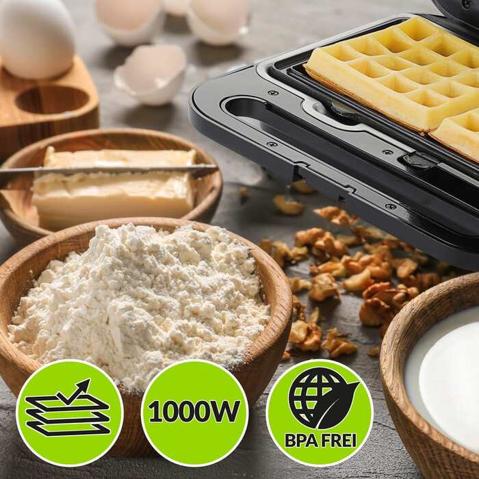 Контактний гриль XXL 3в1 Чорний/Сріблястий 1000W