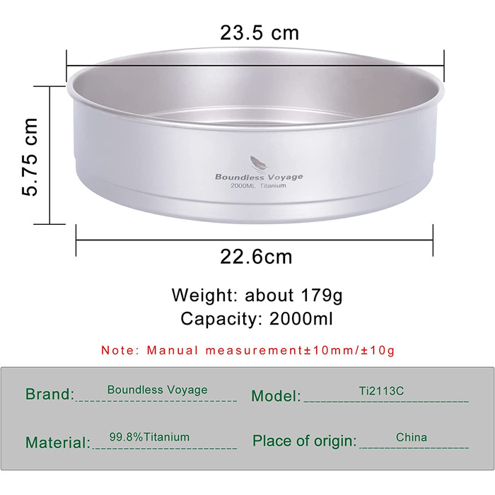 Набір посуду iBasingo для кемпінгу: каструля 4.5L та пароварка 2L (Ti2114C)