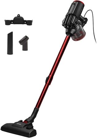 Пылесос Cecotec Conga 560: циклонтехнология, фильтр високої продуктивності, радіус дії 6 м, 600 Вт (гранатовий, ThunderBrush)