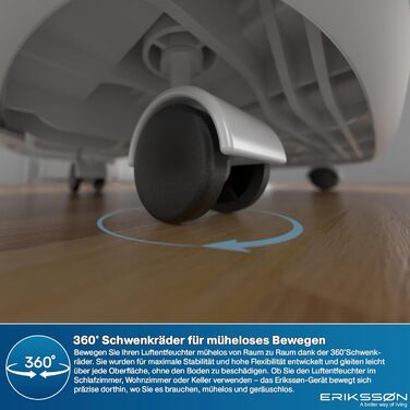 Електричний осушувач повітря з LED-дисплеєм, таймером та захистом для дітей | Осушує 16 літрів вологи на добу | Для приміщень до 70 м² | Енергоефективний осушувач з датчиком вологості | Білий