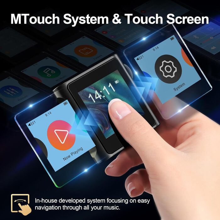 MP3-плеєр SHANLING M0s 2-в-1 Hi-Fi DAC, портативний аудіоплеєр з Bluetooth 5.0, SD до 2 ТБ, 3.5 мм/Type-C, для телефону, планшета, ноутбука, ПК