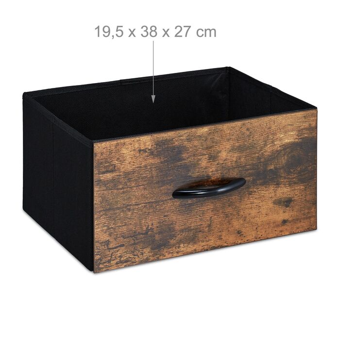 Комод Relaxdays з висувними ящиками та відкритими полицями