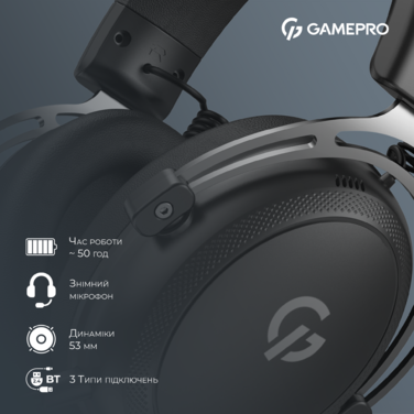 Бездротова ігрова гарнітура Gamepro Asgard Skald (HSW160B) 4-Mode