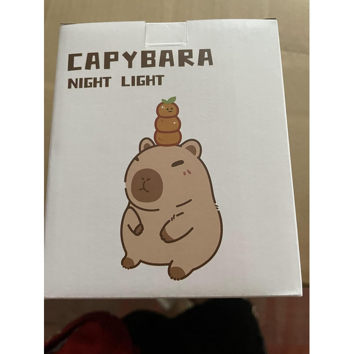 Силіконовий нічник Anywin Capybara, 2-х ступінчастий, таймер, прикраса для дитячої кімнати, подарунок для хлопчиків і дівчаток