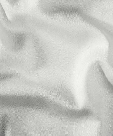 Простирадло fleuresse L одноколірне, Mako Satin, натуральний білий, 160 x 260