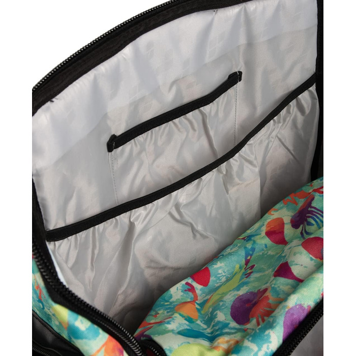 Рюкзак Arena Team 45 великий спортивний рюкзак, рюкзак для подорожей, спорту, плавання та відпочинку, пляжний рюкзак з відділенням для мокрого одягу та посиленим дном, 45 літрів (русалка-бірюза)