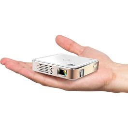 Портативний проєктор Kodak Luma: 1080p HD LED DLP з вбудованим динаміком, HDMI, USB, Micro SD, сумісний з iOS та Android