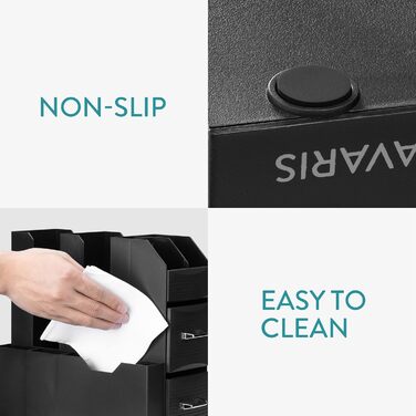 Тримач для капсул кави Navaris - органайзер для капсул Nespresso та інших стандартних розмірів - чорний