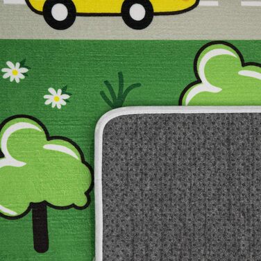 Дитячий килимок Килимок Дитяча кімната Ігровий килимок Вуличний килимок Нековзний сучасний зелений, розмір 120x160 см