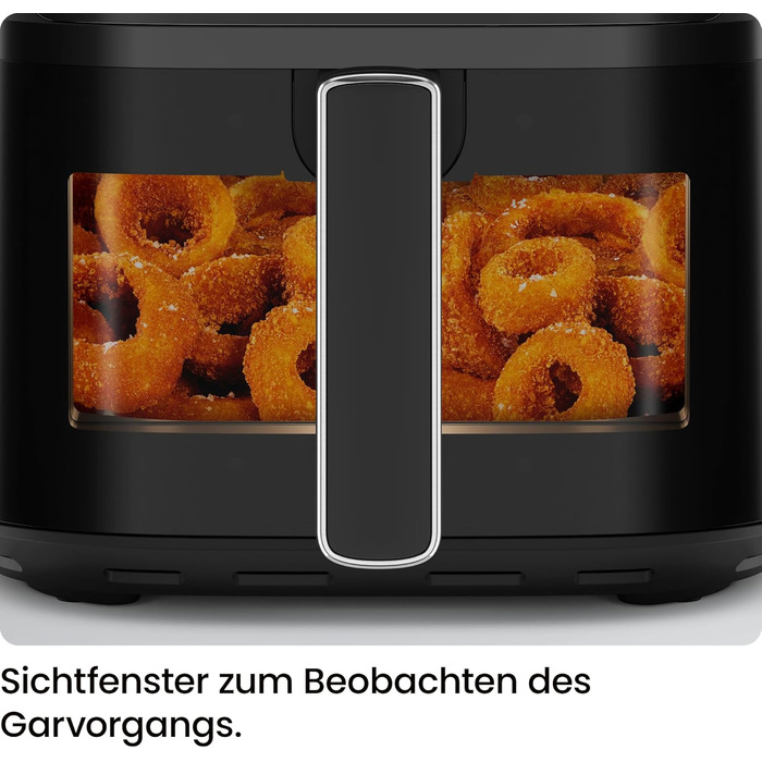 Фритюрниця без олії Chefman 5.7L з Hi-Fry технологією, сенсорне управління, антипригарне покриття, чорна