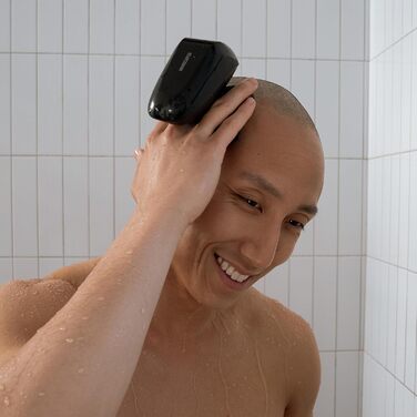 Електричний бритва для голови MANSCAPED The Dome Shaver PRO для чоловіків, 5 плаваючих лез SkinSafe, FlexAdjust, водонепроникна, USB-C/індукційна зарядка, акумуляторна, з блокуванням для подорожей
