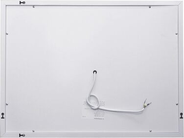 Дзеркало для ванної кімнати MIQU LED 60x50 см з підсвічуванням, тепле/холодне світло, диммування, антизапар, сенсорне управління, прямокутне