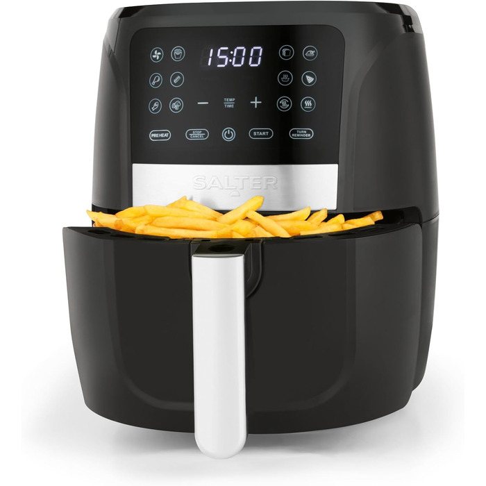 Фритюрниця Salter 4.2 л ручна, без олії, з циркуляцією гарячого повітря, антипригарне покриття, таймер, 1300 Вт, EK6364VDE