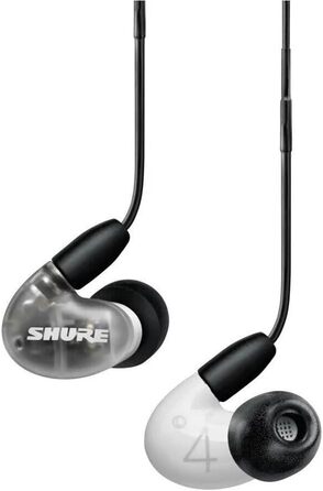 Навушники-вкладиші Shure AONIC 4, гібридний драйвер, знімні, сумісні з Apple/Android - білі