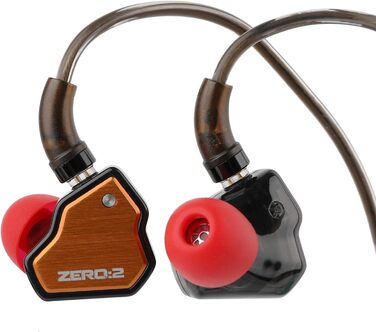 Гц x Crinacle Zero 2 IEM, 10 мм драйвер, дротовий, ігровий, кабель OFC, помаранчевий, 7