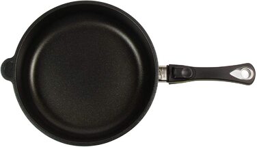Чавунна сковорода для запікання і тушкування, Ø 28 см, висотою 7 см, алюмінієва (алюмінієва), антипригарне покриття Lotan для знежиреного B