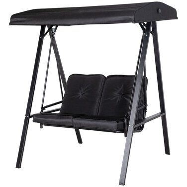 Подвійне садове крісло-гойдалка 