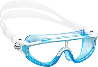 Окуляри для плавання преміум-класу Cressi Baloo для дітей окуляри для плавання преміум-класу Baloo для маленьких дівчаток (Синій / Білий)