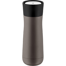 Термокружка WMF Impulse 350 мл, з автоматичним клапаном та 360° отвором, підтримує температуру до 8 годин (гаряче) / 12 годин (холодне), сірий колір