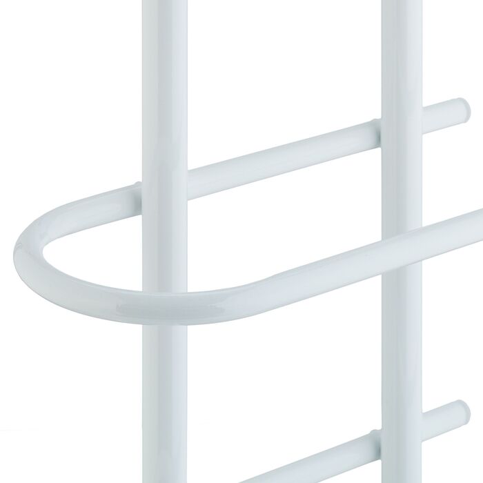 Підставка для рушників Relaxdays біла з 3-ма перекладинами