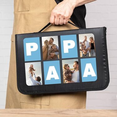 Персоналізований набір для барбекю Wanapix | 6 аксесуарів (ніж, заточувач, ніж для нарізання, щипці, бамбукова дошка)