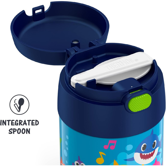 Дитячий контейнер для їжі з нержавіючої сталі THERMOS Funtainer (Baby Shark)