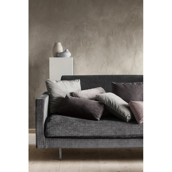 Ваза COORA з кераміки ручної роботи, декоративна настільна ваза, 20x14x14 см, Moonbeam Beige