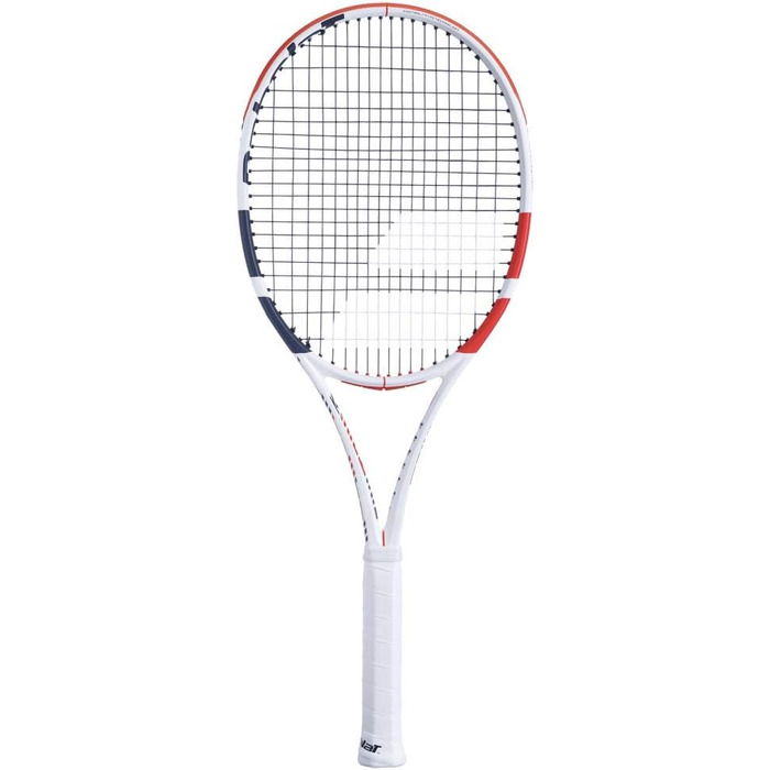 Ракетка Babolat Pure Strike 18x20 Unstrung (біло-сіра, 43/8)