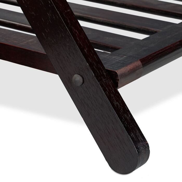 Підставка для валізи Relaxdays, складана, темно-коричнева