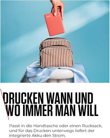 Canon Selphy QX20 – Портативний принтер для фотографій з Wi-Fi, термосублімаційний друк, USB-C зарядка, білий (без чорнил/паперу)