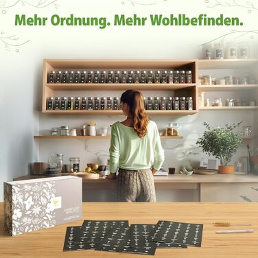 Набір скляних баночок для спецій, 24 шт. по 120 мл, нержавіюча сталь, з етикетками та воронками