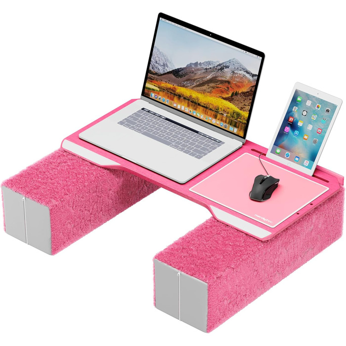 Couchmaster CYWORX: ергономічний стіл для ноутбука на диван, софу чи ліжко (рожевий)