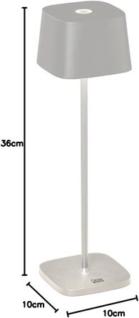 Настільна лампа Konstsmide Capri біла | Внутрішнє/Зовнішнє використання | USB/Акумулятор | 7814-250