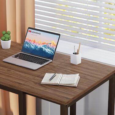 Комп'ютерний стіл WOHOMO білий 100см з місцем для зберігання, для дому та офісу