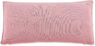 В'язані декоративні подушечки Baylee, розмір для немовлят від народження, 30 х 60 х 10 см, (екрю) (рожевий)