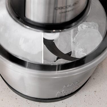 Подрібнювач Cecotec ChopBeat 2000S 500W зі скляною чашею 500г, 4 леза з нержавіючої сталі, 2 швидкості