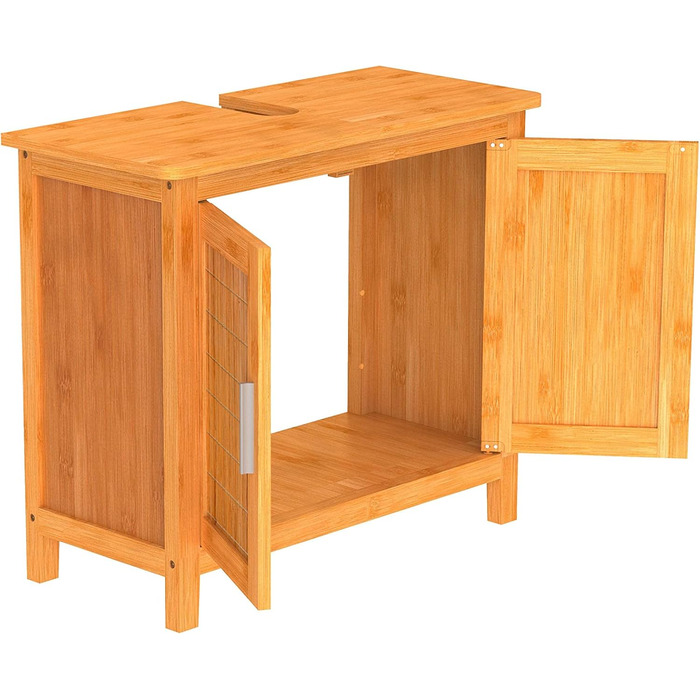 Підставка для ніг під умивальник EISL BMBA02-BH2 з бамбука, 35x45x35 см