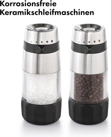 Контейнер для зберігання їжі OXO Good Grips з нержавіючої сталі, 18/8, Salt and Pepper