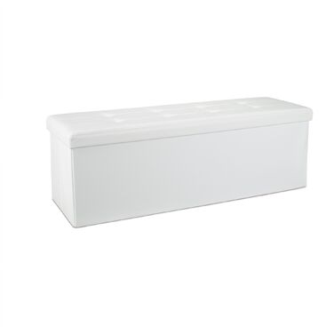 Relaxdays Складана лавка з екошкіри