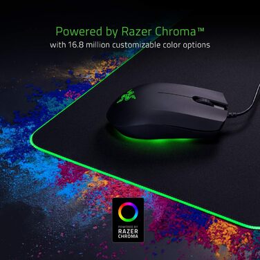 Килимок для миші Razer Goliathus Extended Chroma - великий, RGB, з тканиною поверхнею, чорний