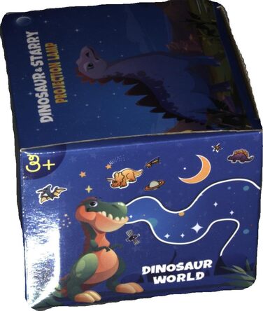 Нічник та проектор Tesoyzii Dino Toy, подарунок для хлопчиків 2-8 років (білий)