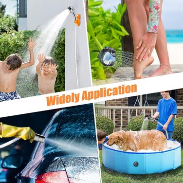 Портативна душова кабіна для кемпінгу з акумулятором 7600mAh, з насосом, дисплеєм та 2-метровим шлангом. Мобільний душ для подорожей, саду та миття авто.