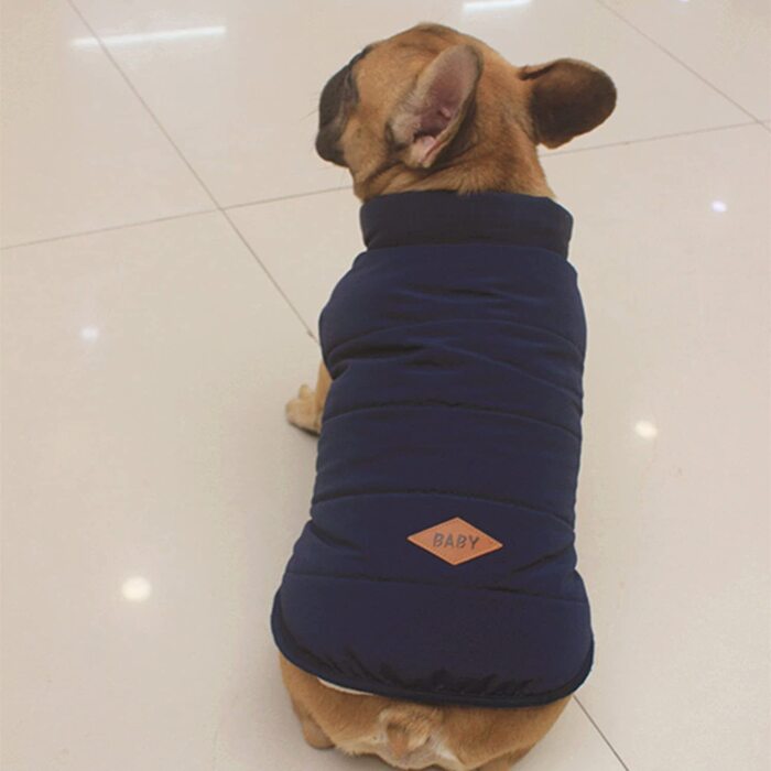 Одяг для собак PENIVO, зимові теплі пальто і куртки, жилет для цуценят, одяг для маленьких і середніх собак, Пуховий одяг (XL, синя), XL синя