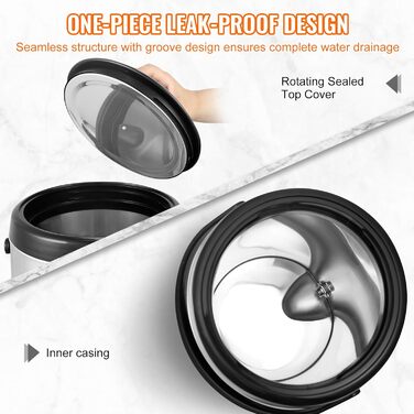 Диспенсер для напоїв VEVOR 17.2 л з нержавіючої сталі - гарячий та холодний, для кави, молока, соку, води