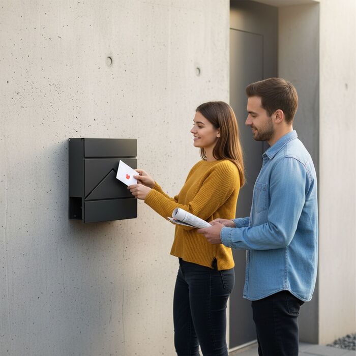 Скрінька для листів Relaxdays з відсіком для газет