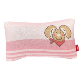 В'язана подушка SIGIKID 39450, дитяча подушка Forest Fox для дівчаток і хлопчиків, рекомендована з народження (Dubbiduu / рожева )