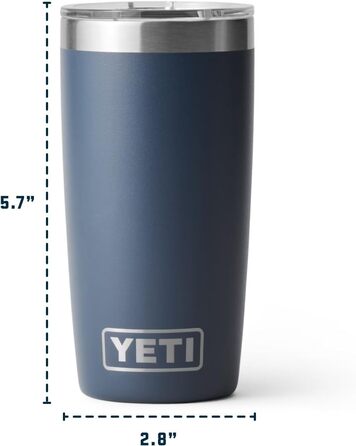 Термос YETI Rambler з кришкою MagSlider, 296 мл, колір Moon Dust