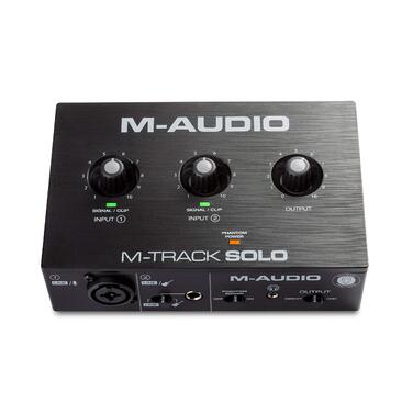 M-Audio M-Track Duo - USB аудіоінтерфейс для запису, стрімінгу та подкастингу (2 XLR/Line входи, 48kHz)