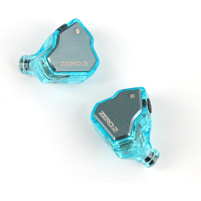 Гц x Crinacle Zero 2 IEM, 10 мм драйвер, дротовий, ігровий, кабель OFC, синій, 7